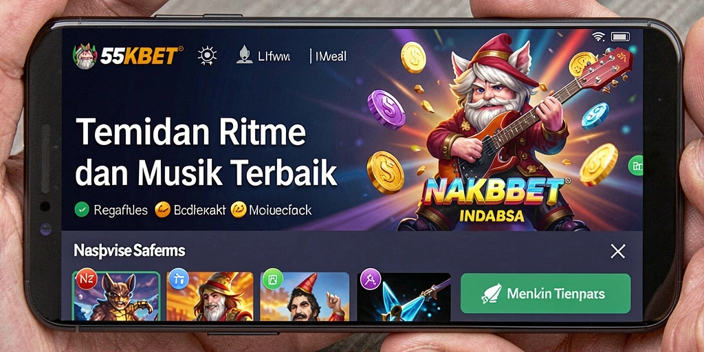 Tampilan menarik dan interaktif dari gameplay Music 55KBET.