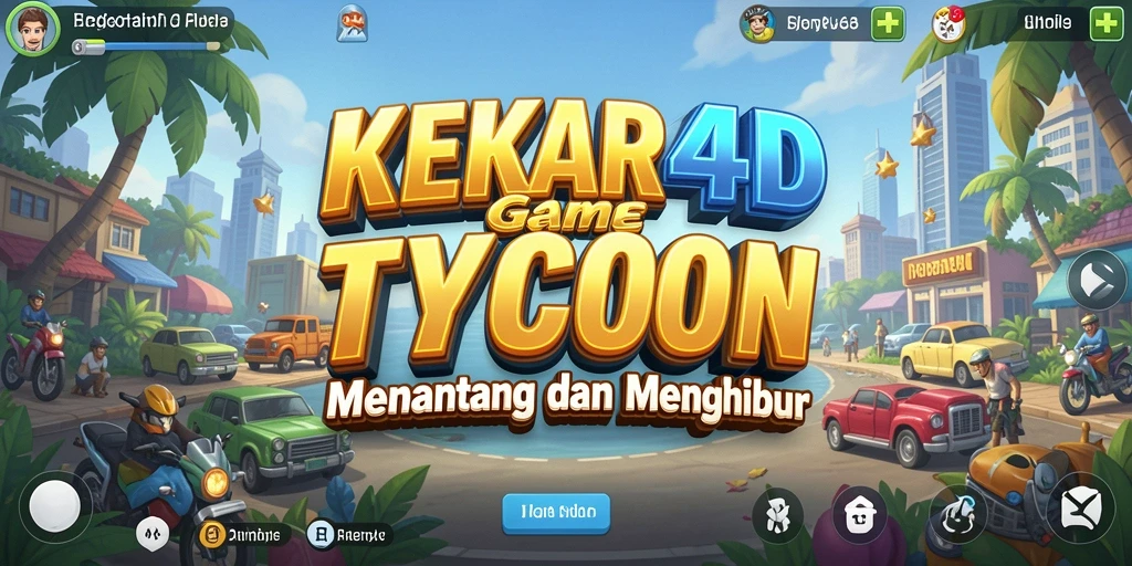 Screenshot gameplay KEKAR4D yang menampilkan manajemen bisnis.