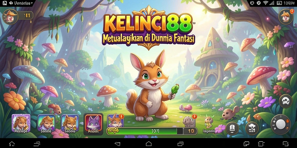 Screenshot gameplay KELINCI88 menampilkan karakter dalam pertempuran seru.