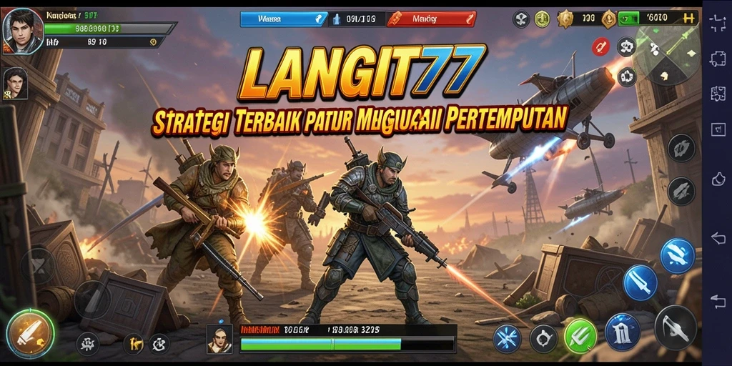 Tampilan gameplay LANGIT77 yang menyenangkan dan strategis.