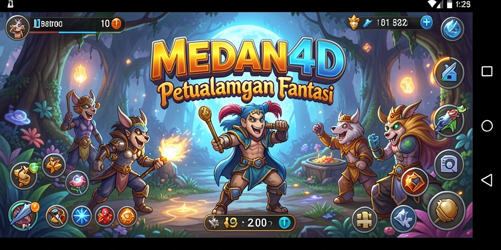 Screenshot dari gameplay MEDAN4D yang menampilkan petualangan seru.