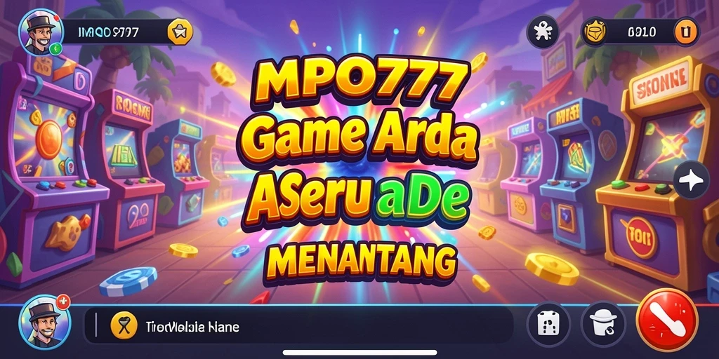 Gameplay seru MPO777 dengan berbagai tantangan arcade.