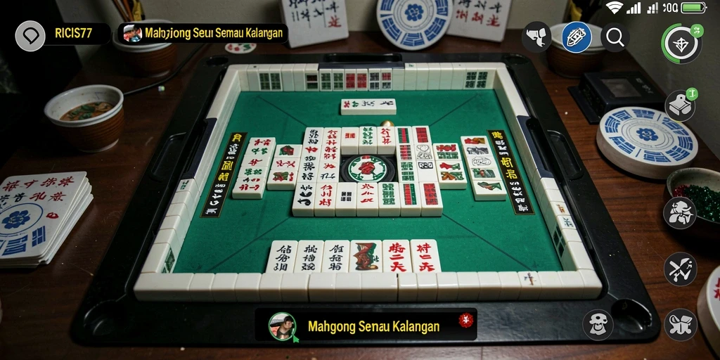 Tampilan gameplay seru dari RICIS77 dengan grafis menarik.